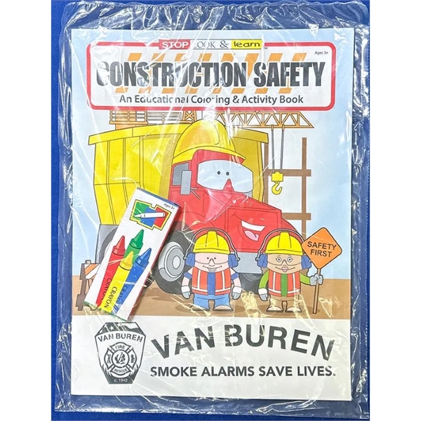 Construction Safety Coloring Book Fun Pack - Construction Safety Coloring Book Fun Pack - Image 0 of 3