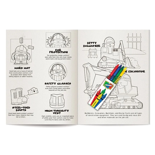 Construction Safety Coloring Book Fun Pack - Construction Safety Coloring Book Fun Pack - Image 3 of 3