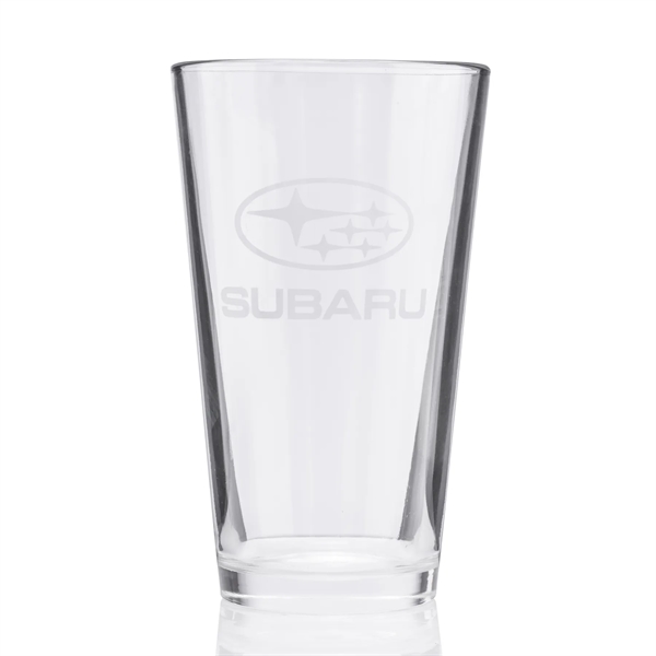 16 oz Glassic Tapered Pint Glass - 16 oz Glassic Tapered Pint Glass - Image 0 of 3