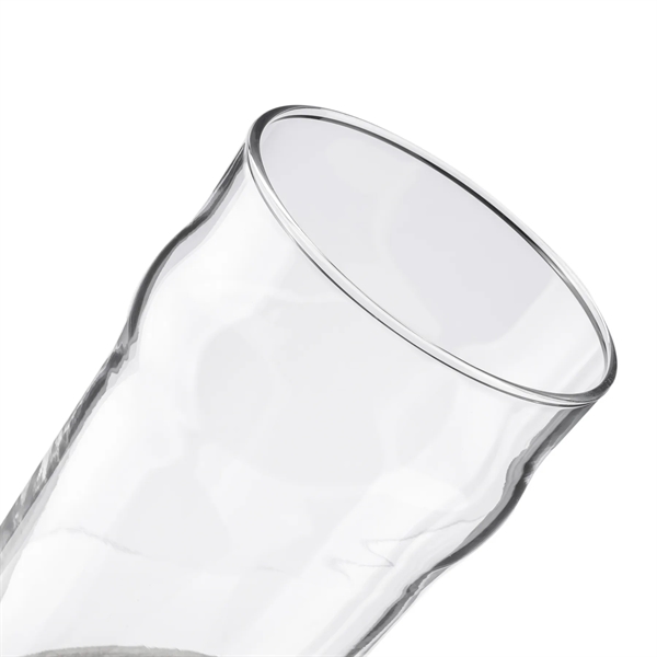 16 oz Nonic  wavy Glass - 16 oz Nonic  wavy Glass - Image 2 of 3