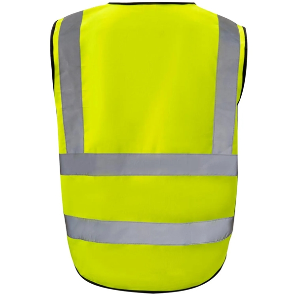 Class 2 Hi Vis Reflective Tape Safety Vest With 4 Pockets - Class 2 Hi Vis Reflective Tape Safety Vest With 4 Pockets - Image 6 of 21