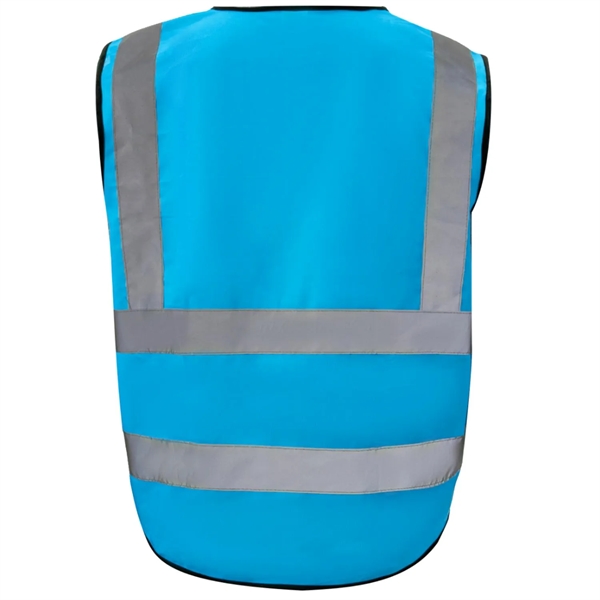 Class 2 Hi Vis Reflective Tape Safety Vest With 4 Pockets - Class 2 Hi Vis Reflective Tape Safety Vest With 4 Pockets - Image 15 of 21