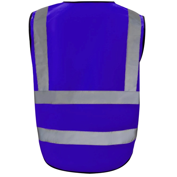 Class 2 Hi Vis Reflective Tape Safety Vest With 4 Pockets - Class 2 Hi Vis Reflective Tape Safety Vest With 4 Pockets - Image 18 of 21