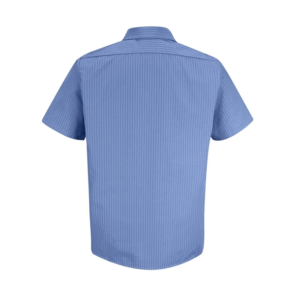 Red Kap Industrial Stripe Short Sleeve Work Shirt - Red Kap Industrial Stripe Short Sleeve Work Shirt - Image 2 of 2