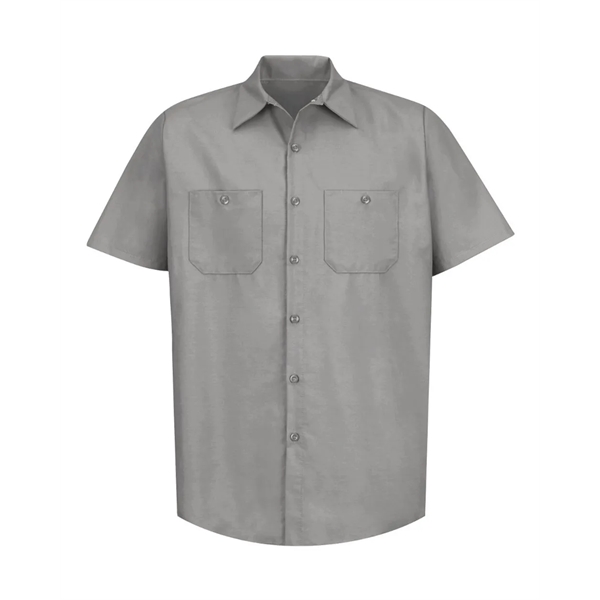 Red Kap Industrial Short Sleeve Work Shirt - Red Kap Industrial Short Sleeve Work Shirt - Image 20 of 76