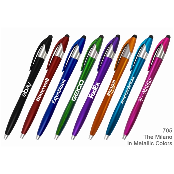 Popular The Milano Stylus Ballpoint Pens in Bright Colors - Popular The Milano Stylus Ballpoint Pens in Bright Colors - Image 0 of 16