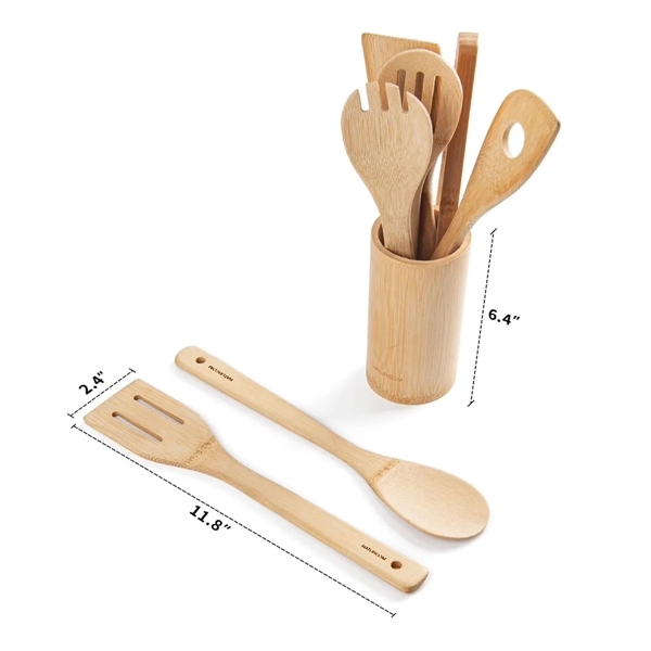 Home Use Healthy Bamboo kitchen Utensil Set With Packing Box - Home Use Healthy Bamboo kitchen Utensil Set With Packing Box - Image 1 of 2