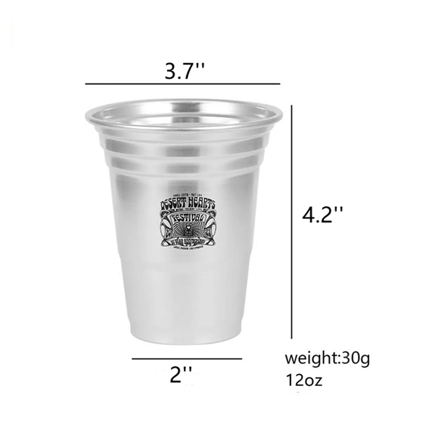 12oz Ball Aluminum Cup - 12oz Ball Aluminum Cup - Image 1 of 2