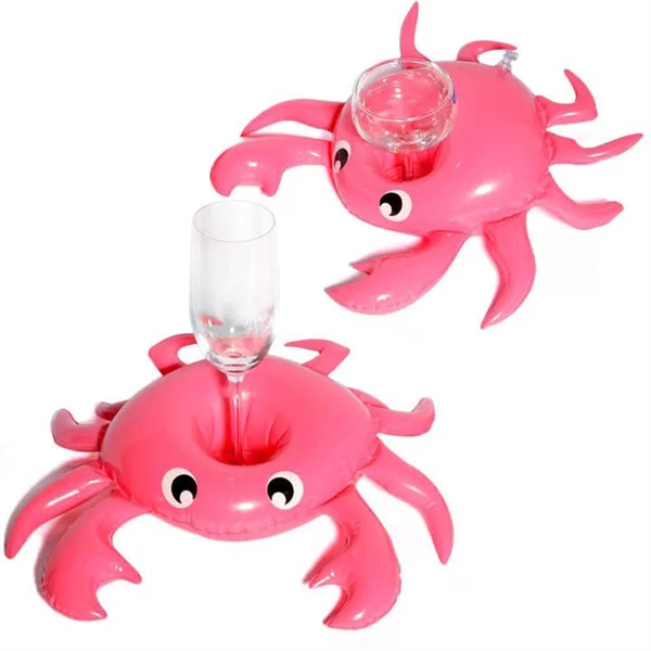 Inflatable Floating Drink Holder - Inflatable Floating Drink Holder - Image 0 of 5