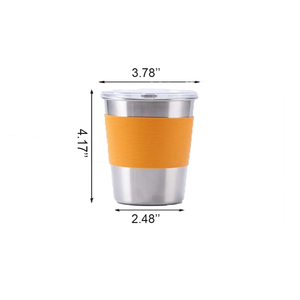 12 OZ Stainless Steel Heat-Insulated Spill-Proof Cup - 12 OZ Stainless Steel Heat-Insulated Spill-Proof Cup - Image 1 of 2