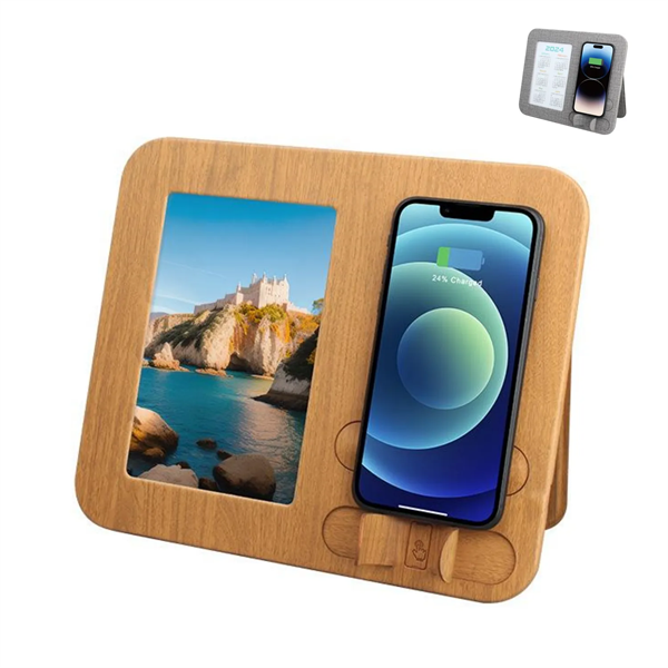 Picture Frame with Wireless Charger - Picture Frame with Wireless Charger - Image 0 of 7