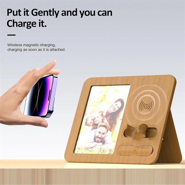 Picture Frame with Wireless Charger - Picture Frame with Wireless Charger - Image 2 of 7