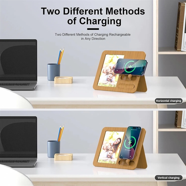 Picture Frame with Wireless Charger - Picture Frame with Wireless Charger - Image 4 of 7