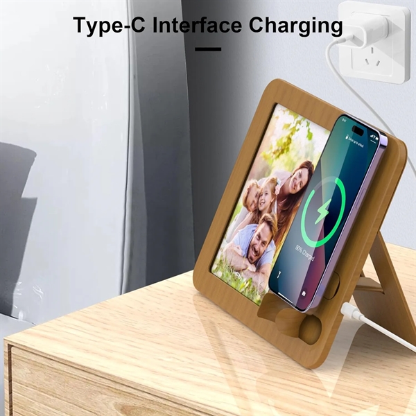 Picture Frame with Wireless Charger - Picture Frame with Wireless Charger - Image 5 of 7