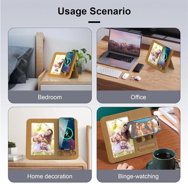 Picture Frame with Wireless Charger - Picture Frame with Wireless Charger - Image 7 of 7