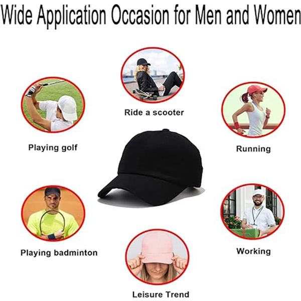 Classic Adjustable Cotton Baseball Cap Golf Hat Men Women - Classic Adjustable Cotton Baseball Cap Golf Hat Men Women - Image 1 of 1