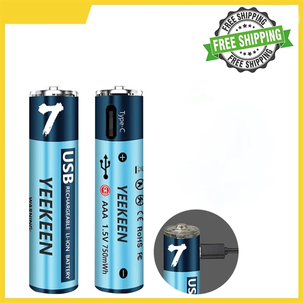 AAA Rechargeable USB Batteries - AAA Rechargeable USB Batteries - Image 0 of 5