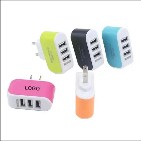 3 port USB Travel Wall Charger - 3 port USB Travel Wall Charger - Image 0 of 0