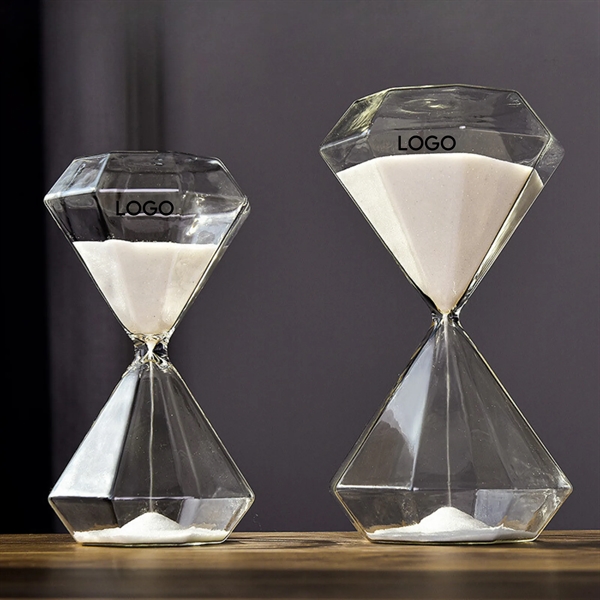 Creative Home Desk Decor Diamond Glass Timer - Creative Home Desk Decor Diamond Glass Timer - Image 2 of 2