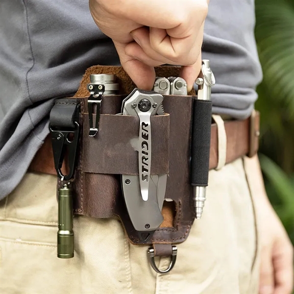 Leather Belt Multitool Case Sheath - Leather Belt Multitool Case Sheath - Image 4 of 4