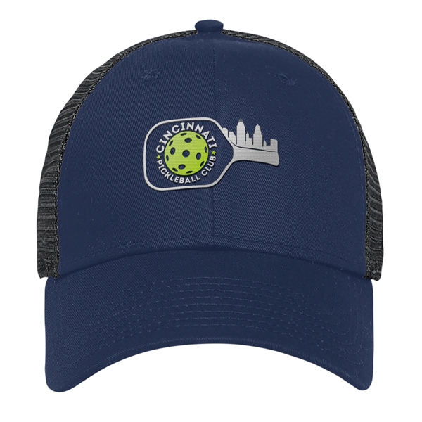 Poly-Mesh Baseball Cap with 3D Embroidery - Poly-Mesh Baseball Cap with 3D Embroidery - Image 3 of 3