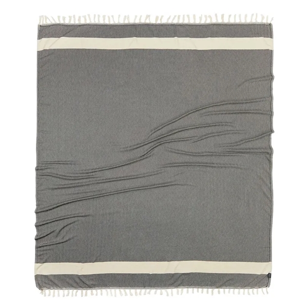 100% Turkish Cotton Chevron Blanket - 100% Turkish Cotton Chevron Blanket - Image 1 of 5