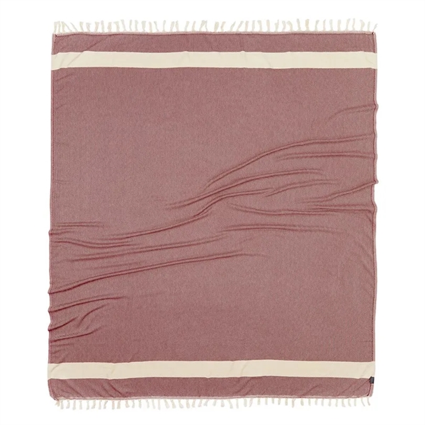 100% Turkish Cotton Chevron Blanket - 100% Turkish Cotton Chevron Blanket - Image 2 of 5