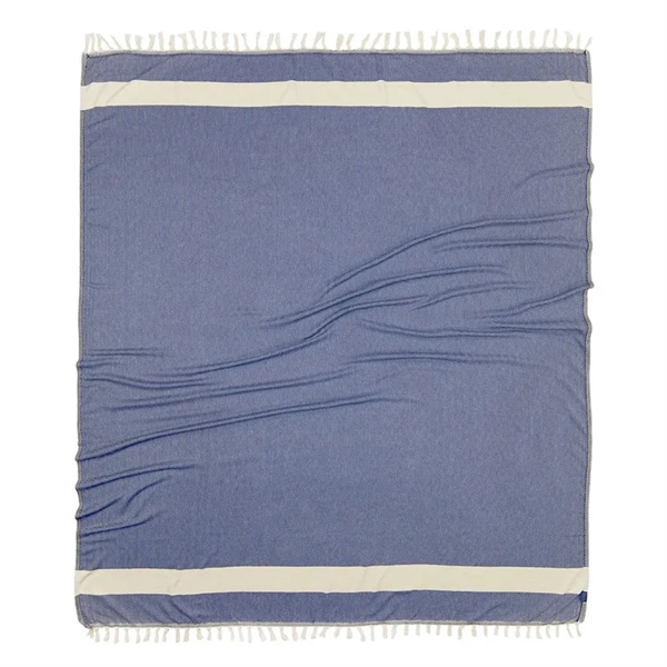 100% Turkish Cotton Chevron Blanket - 100% Turkish Cotton Chevron Blanket - Image 4 of 5