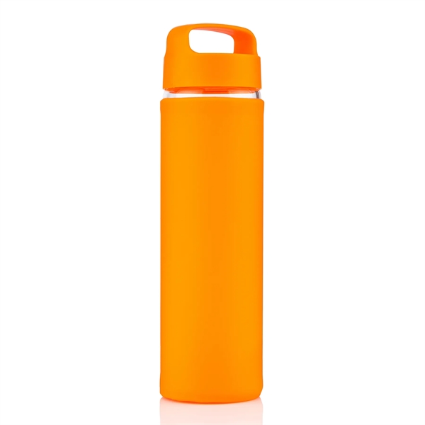 20 oz Glass Lulumax water bottle with silicone grip - 20 oz Glass Lulumax water bottle with silicone grip - Image 19 of 37