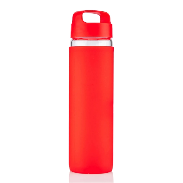 20 oz Glass Lulumax water bottle with silicone grip - 20 oz Glass Lulumax water bottle with silicone grip - Image 31 of 37