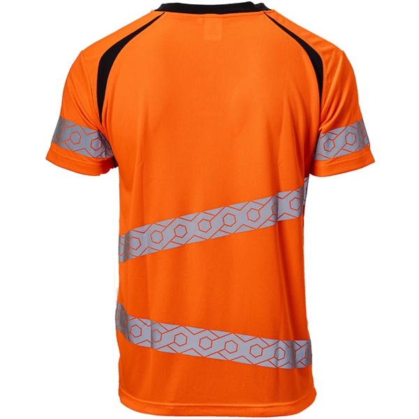 High Vis Class 3 Segmented Tape Safety T-Shirt With Pockets - High Vis Class 3 Segmented Tape Safety T-Shirt With Pockets - Image 2 of 4