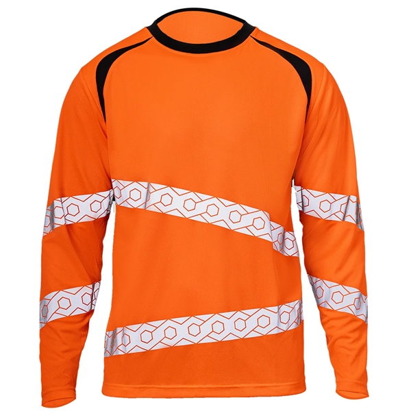 Class 3 Hi Viz Segmented Tape Safety T-Shirt - Class 3 Hi Viz Segmented Tape Safety T-Shirt - Image 3 of 6