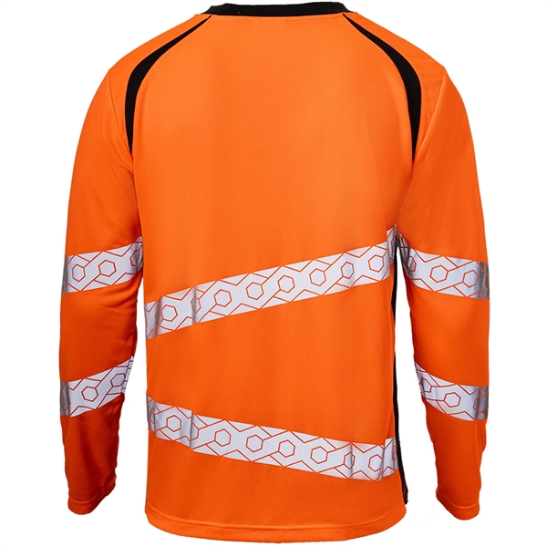 Class 3 Hi Viz Segmented Tape Safety T-Shirt - Class 3 Hi Viz Segmented Tape Safety T-Shirt - Image 2 of 6