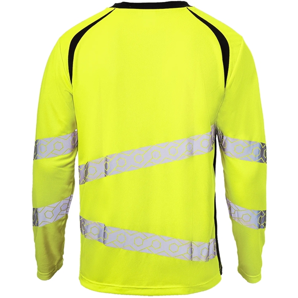 Class 3 Hi Viz Segmented Tape Safety T-Shirt - Class 3 Hi Viz Segmented Tape Safety T-Shirt - Image 5 of 6