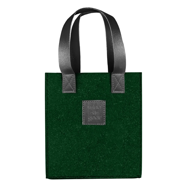 4-Bottle Felt Wine Tote - 4-Bottle Felt Wine Tote - Image 5 of 15
