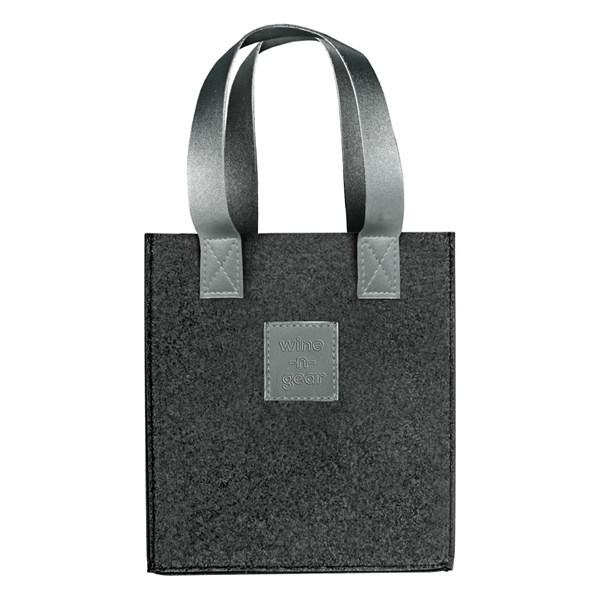4-Bottle Felt Wine Tote - 4-Bottle Felt Wine Tote - Image 7 of 15