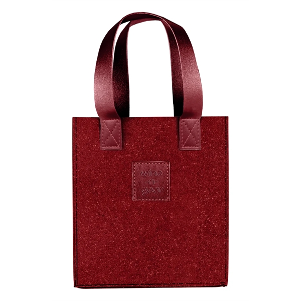 4-Bottle Felt Wine Tote - 4-Bottle Felt Wine Tote - Image 13 of 15