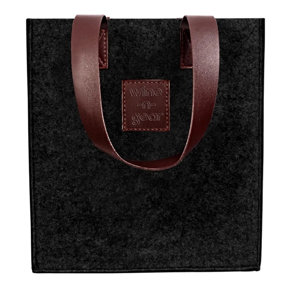 6-Bottle Felt Wine Tote - 6-Bottle Felt Wine Tote - Image 0 of 15