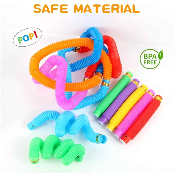 LED Light up Sensory Pop Tube Toy - LED Light up Sensory Pop Tube Toy - Image 4 of 5