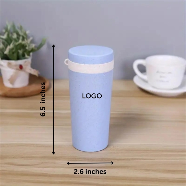 Portable Eco Friendly Wheat Straw Water Tumbler - Portable Eco Friendly Wheat Straw Water Tumbler - Image 1 of 2