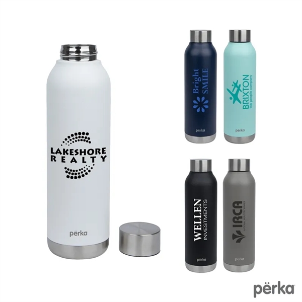 Perka® Burano 22 oz. Vacuum Insulated Water Bottle - Perka® Burano 22 oz. Vacuum Insulated Water Bottle - Image 0 of 17