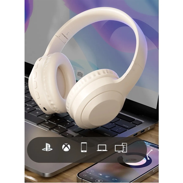 Portable Foldable Wireless Bluetooth Headphones Headset - Portable Foldable Wireless Bluetooth Headphones Headset - Image 1 of 2
