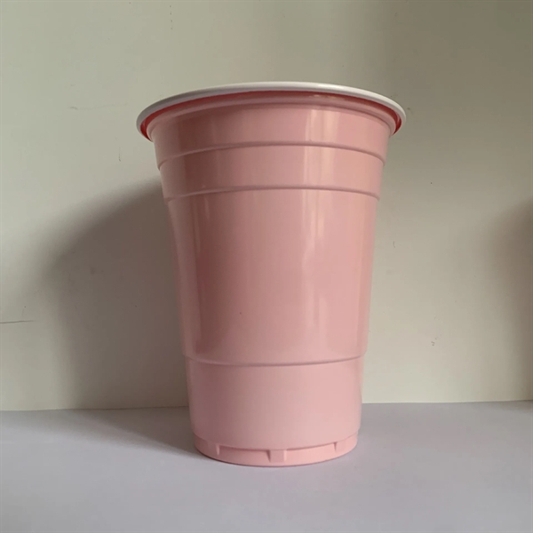 16oz PP Plastic Party Cup Custom Printed Personalized Logo - 16oz PP Plastic Party Cup Custom Printed Personalized Logo - Image 2 of 5