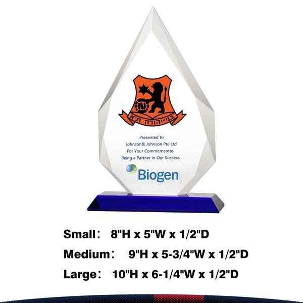 Tiara Pointed Crystal Trophy - Tiara Pointed Crystal Trophy - Image 2 of 3