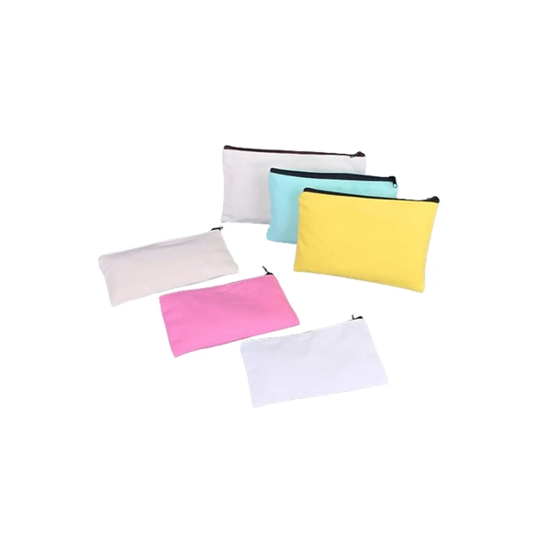 Zippered Canvas Pencil Case - Zippered Canvas Pencil Case - Image 1 of 1