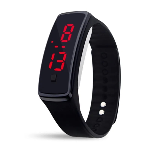 Silicone Sports LED Digital Watch Wristband - Silicone Sports LED Digital Watch Wristband - Image 4 of 5