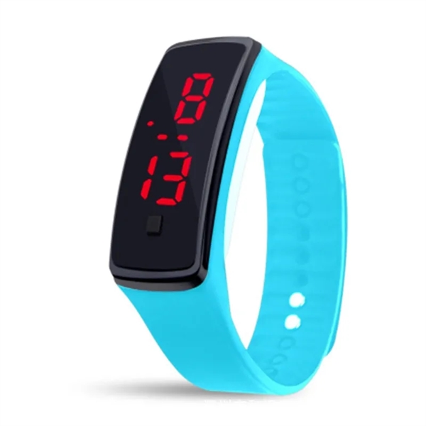 Silicone Sports LED Digital Watch Wristband - Silicone Sports LED Digital Watch Wristband - Image 5 of 5