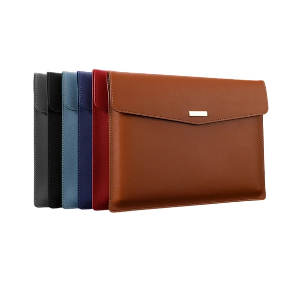 Leather A4 File Folder Document Holder Waterproof - Leather A4 File Folder Document Holder Waterproof - Image 1 of 10