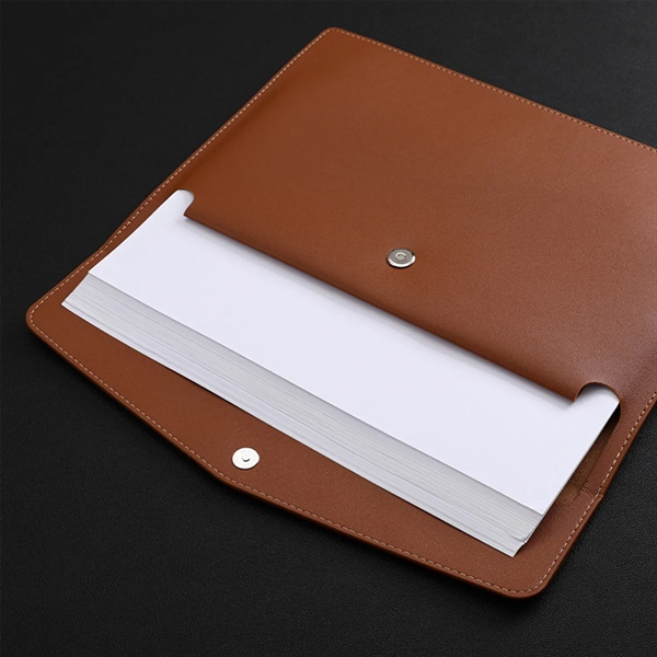 Leather A4 File Folder Document Holder Waterproof - Leather A4 File Folder Document Holder Waterproof - Image 2 of 10