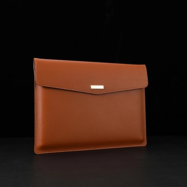 Leather A4 File Folder Document Holder Waterproof - Leather A4 File Folder Document Holder Waterproof - Image 5 of 10
